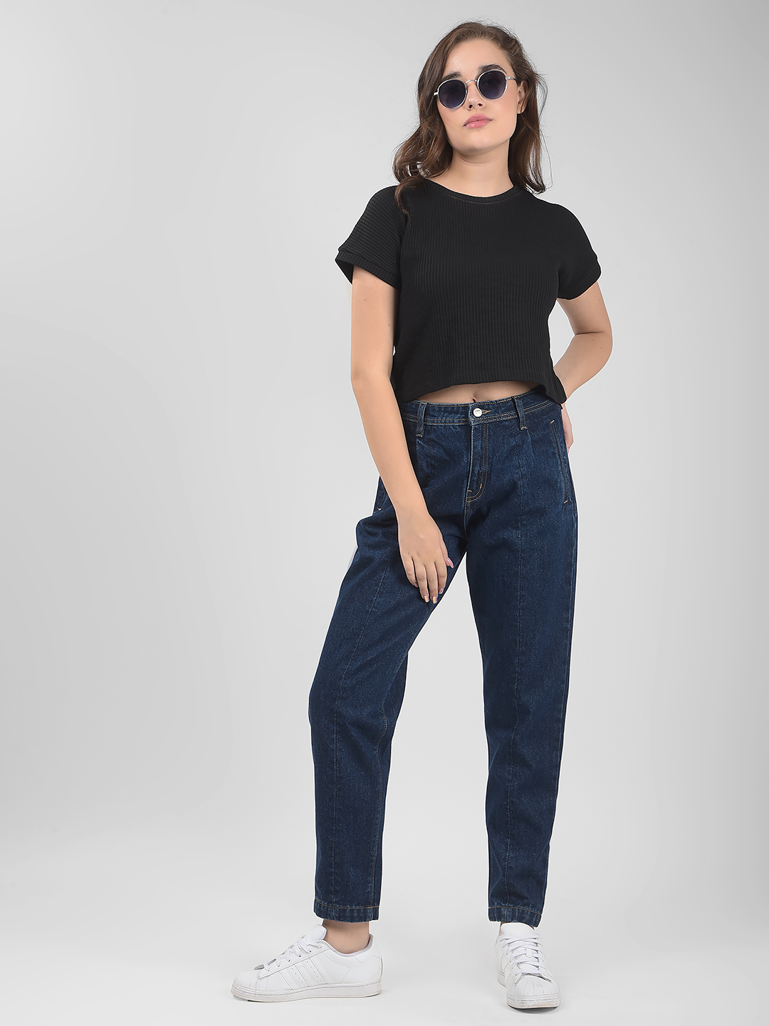 Numero Uno Women Solid Blue Jeans